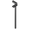 Enkel hj�rnep�l til tr�hegn | med tilh�rende hj�rnetop | Hj�rnetop til mobilt tr�hegn, galvaniseret, 1000 mm